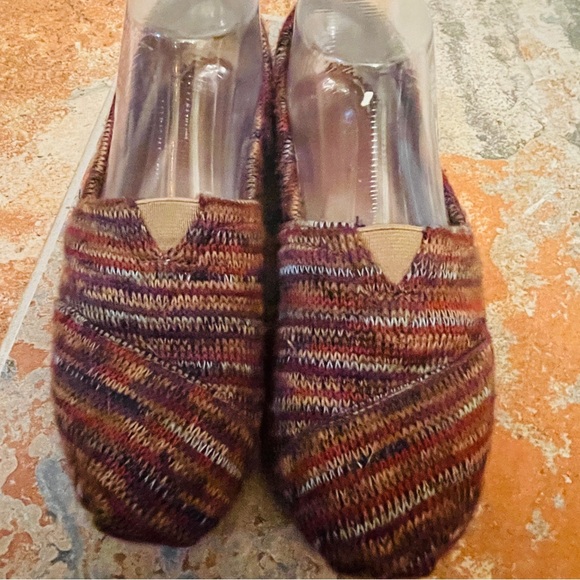 👞Rich & Colorful TOM’s Woven Woolen Flats! Warm, Cozy, and Comfortable! - Picture 8 of 14